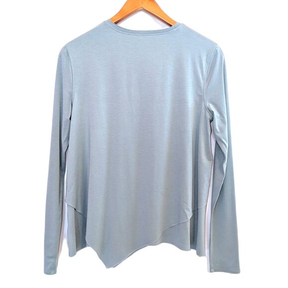 Lululemon | Tencel Sweetest Day Long Sleeve Tee " Blue Cast" Lounge | Size 8* - Picture 6 of 9